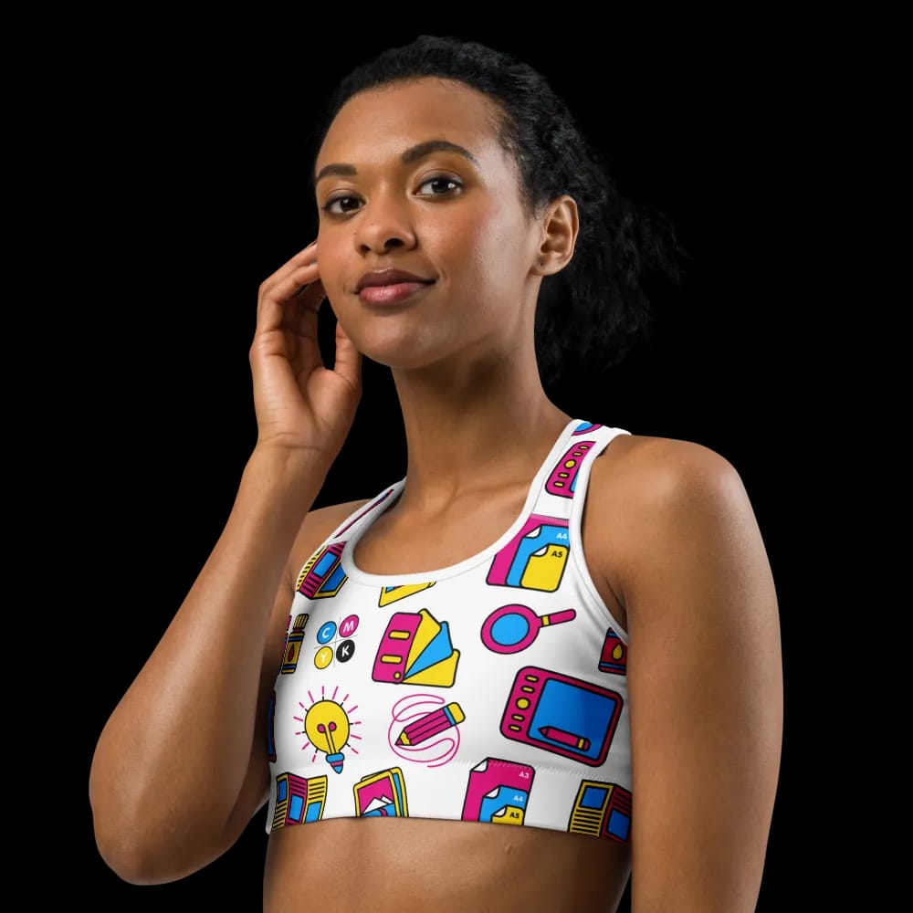 Retro Tech Sports Bra image