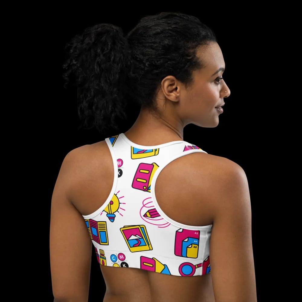 Retro Tech Sports Bra image