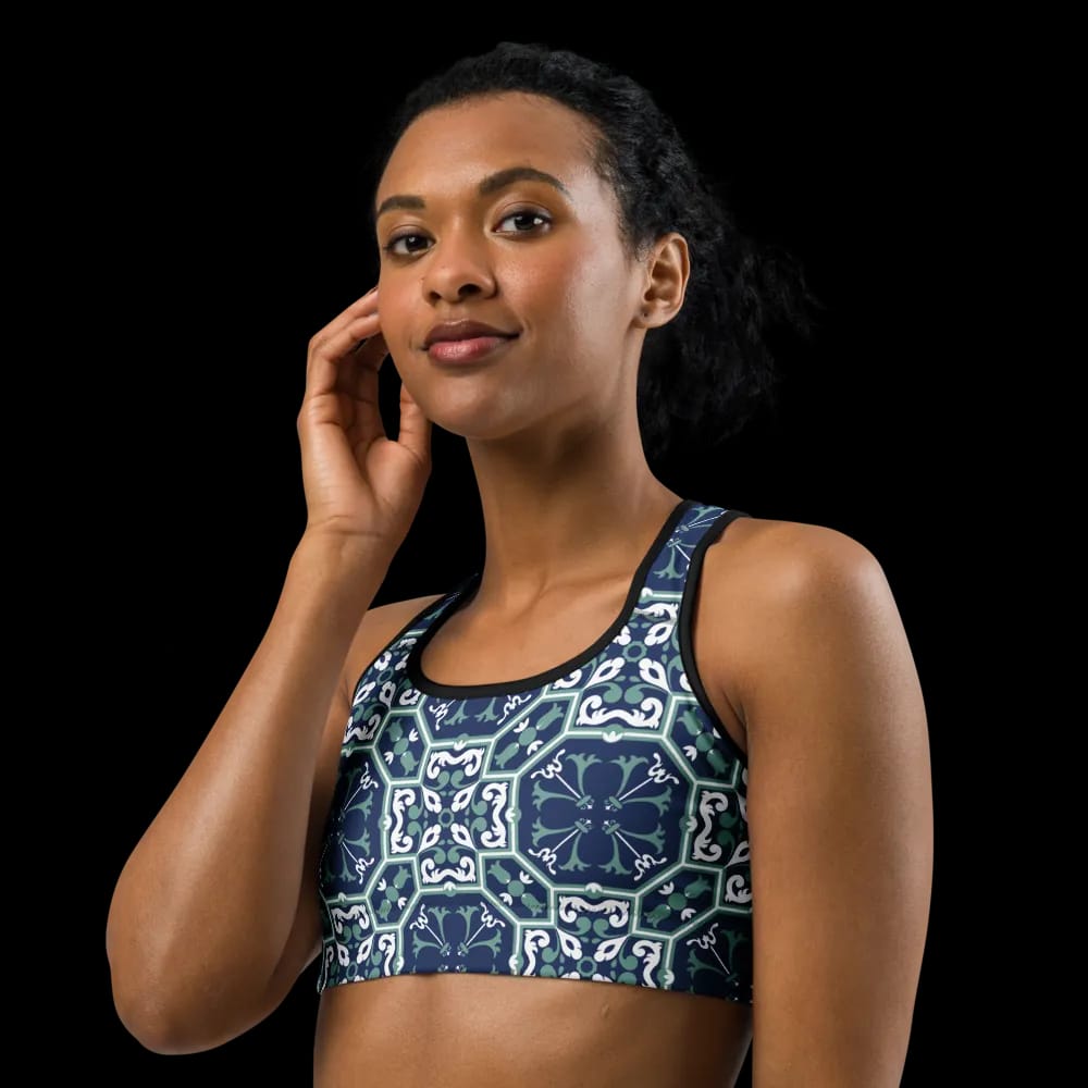 VividMosaic Sports Bra image