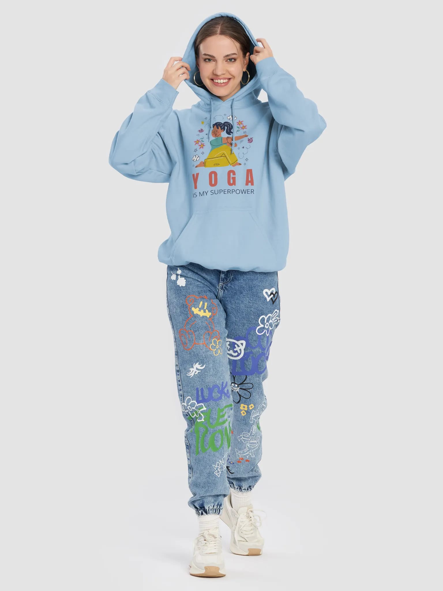 Yoga Superpower Hoodie image