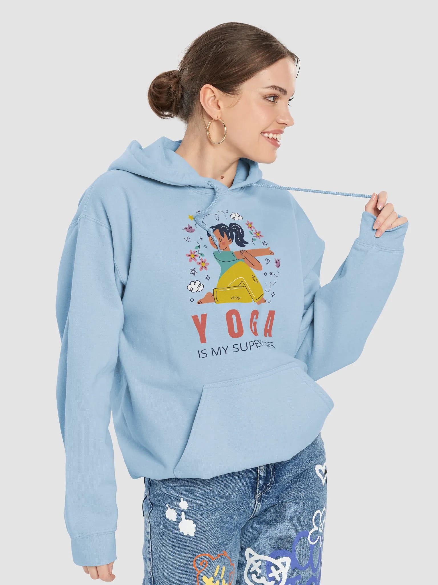 Yoga Superpower Hoodie image