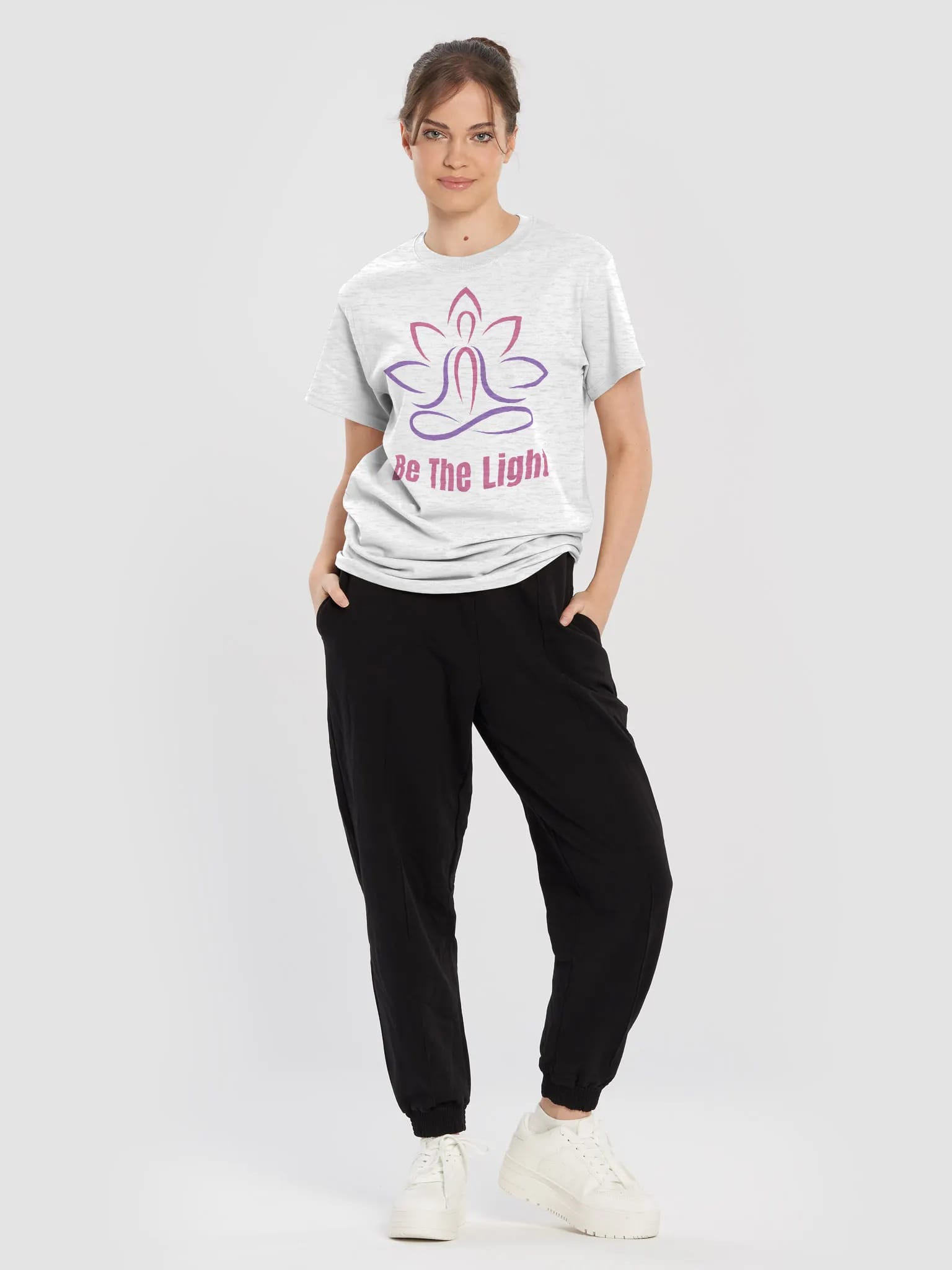 Be The Light Meditation Tee image