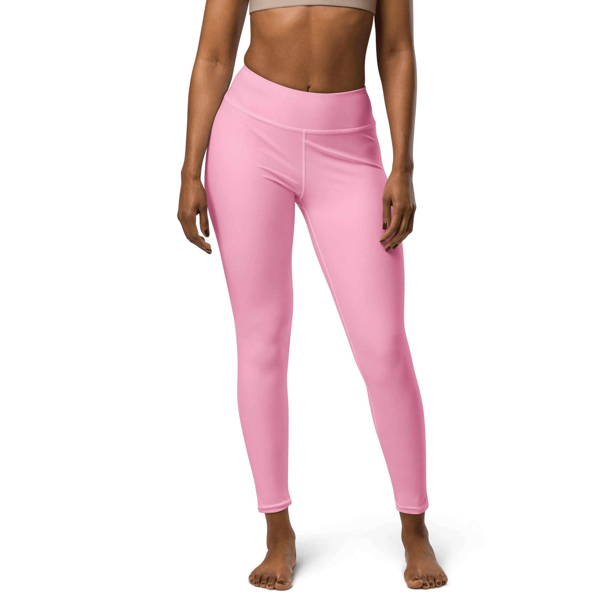 Blush Bliss High-Waisted Yoga Leggings image
