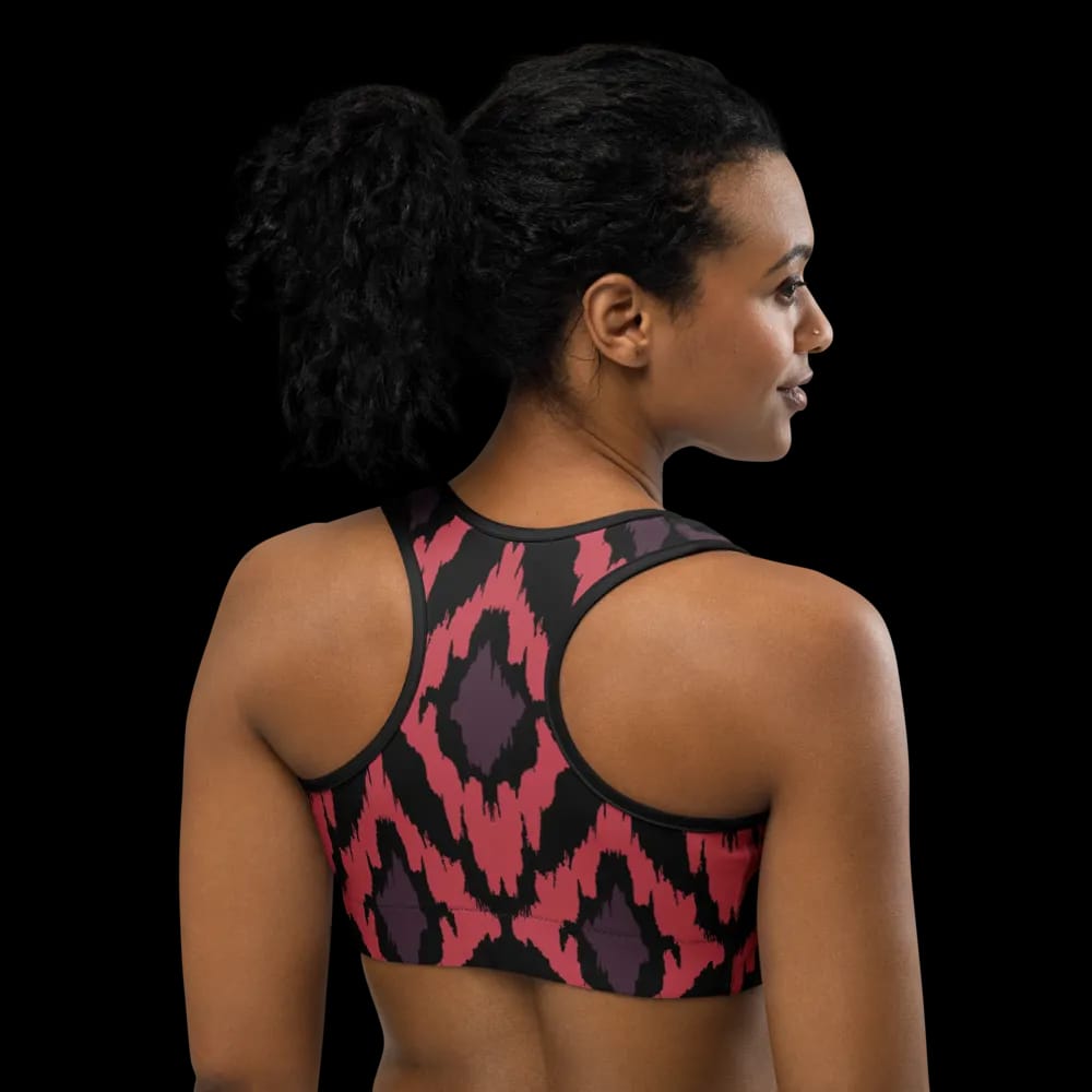 Bold Aztec Pattern Sports Bra image