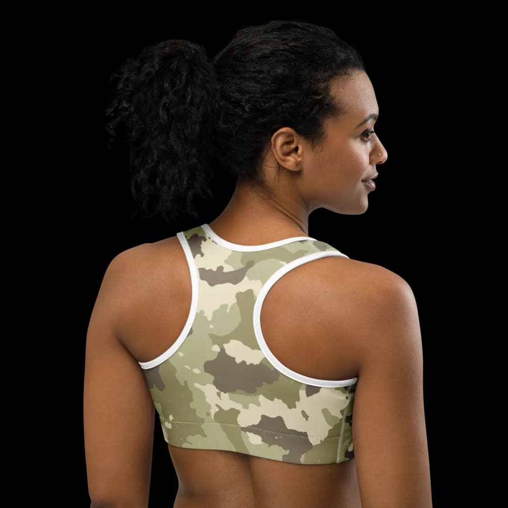 Camouflage Camo Sports Bra image