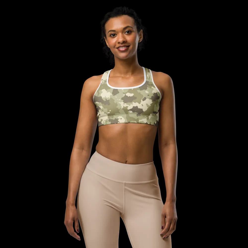 Camouflage Camo Sports Bra image