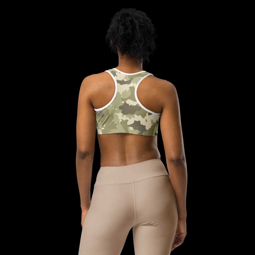 Camouflage Camo Sports Bra image