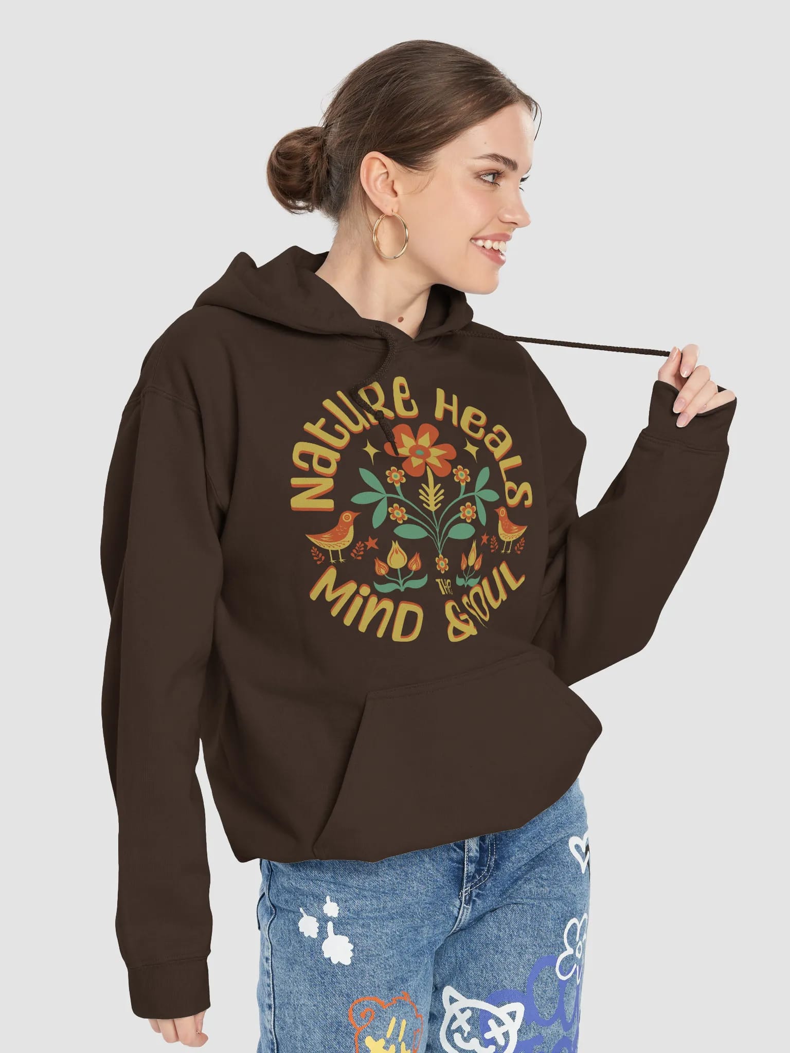 Nature Heals the Mind & Soul Hoodie image