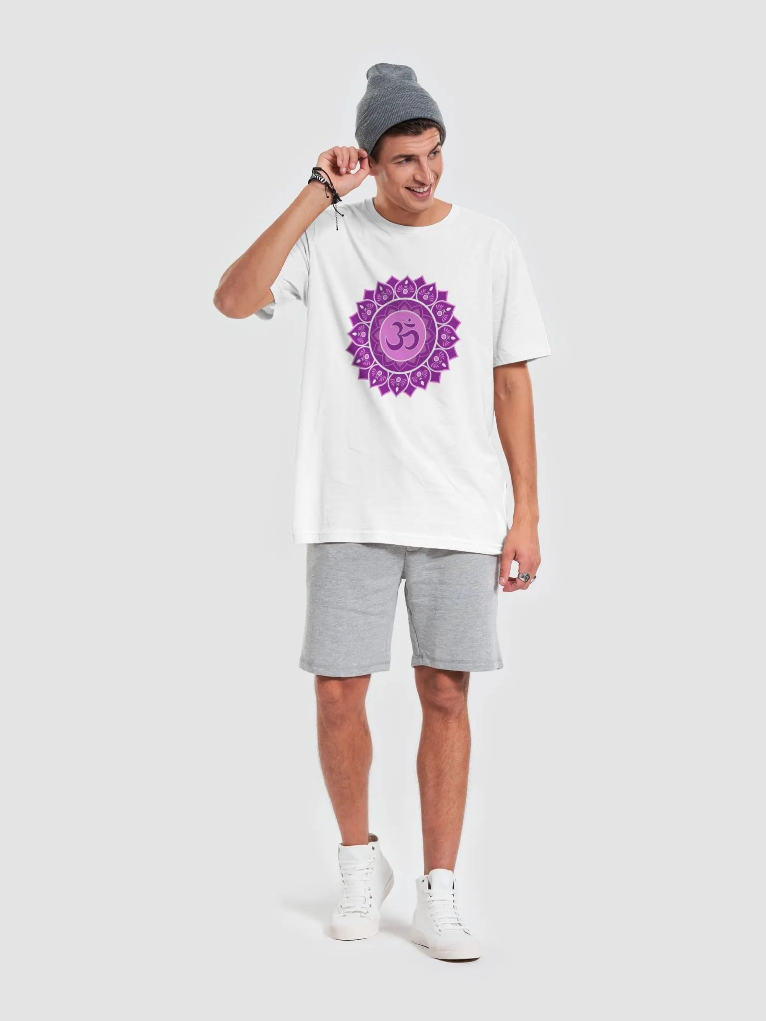 Om Mandala Meditation T-Shirt image