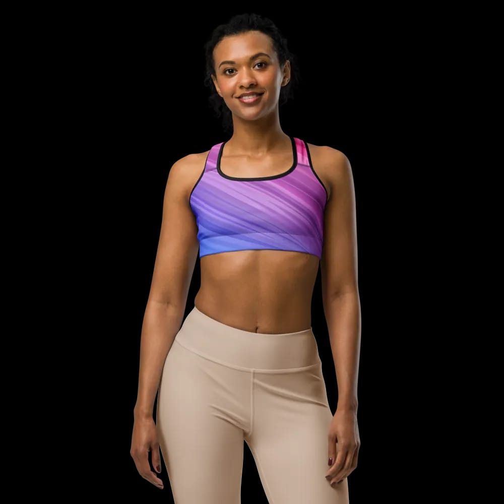 Radiant Waves Sports Bra image