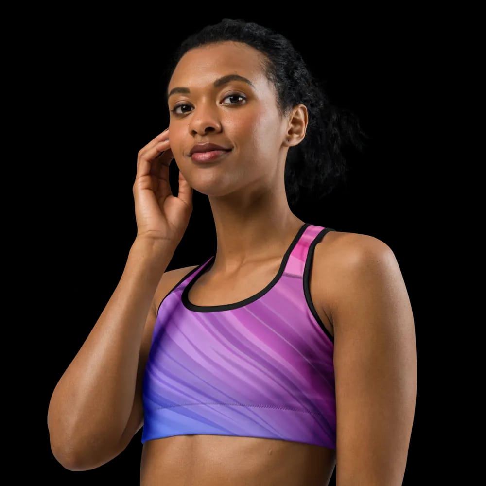 Radiant Waves Sports Bra image