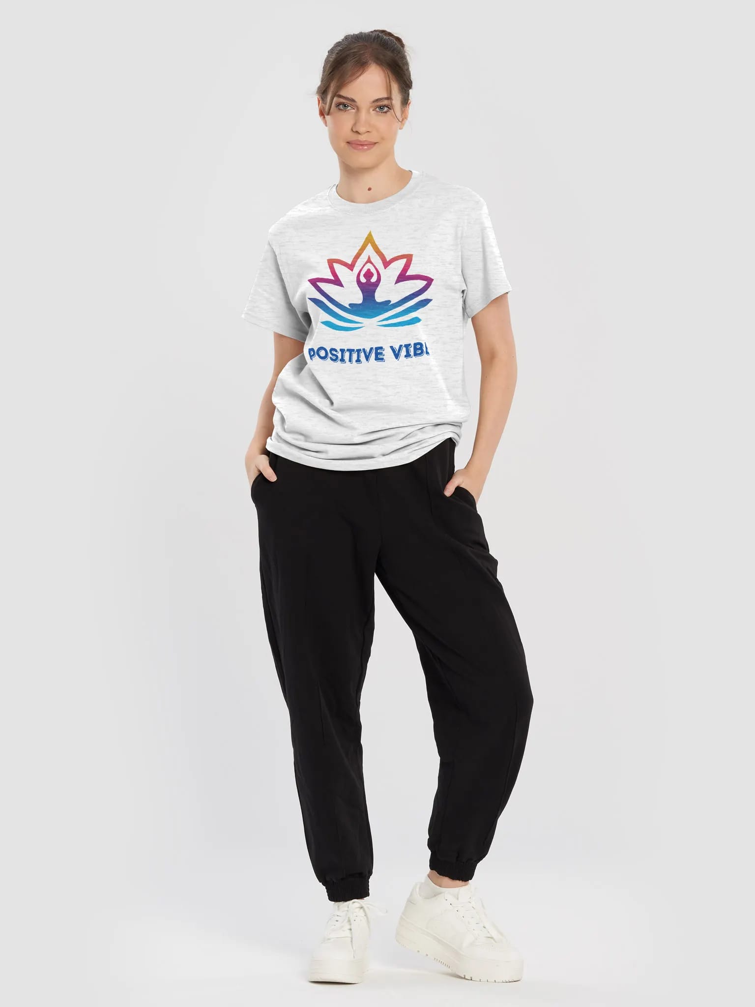Radiate Positivity Yoga T-Shirt image