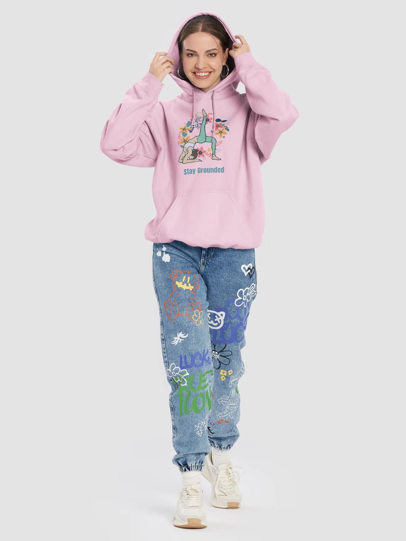 Stay Grounded Yoga Hoodie image