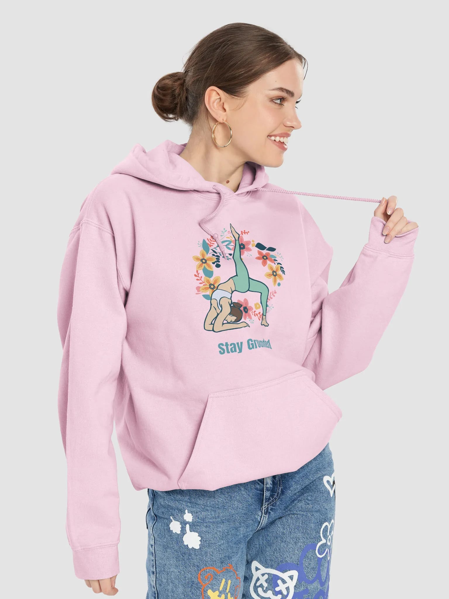 Stay Grounded Yoga Hoodie image