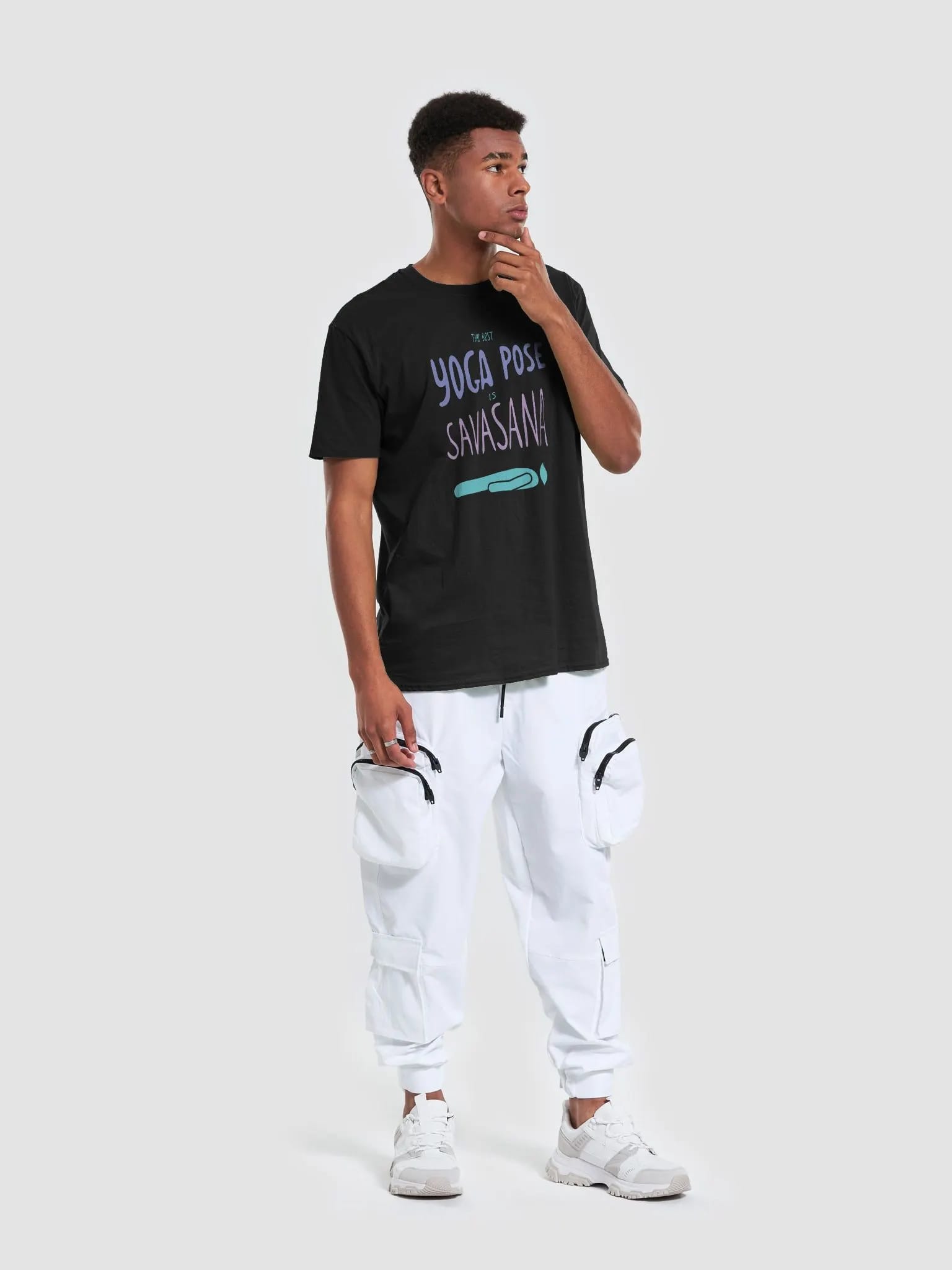 The Best Yoga Pose is Savasana Relaxed Fit T-Shirt image