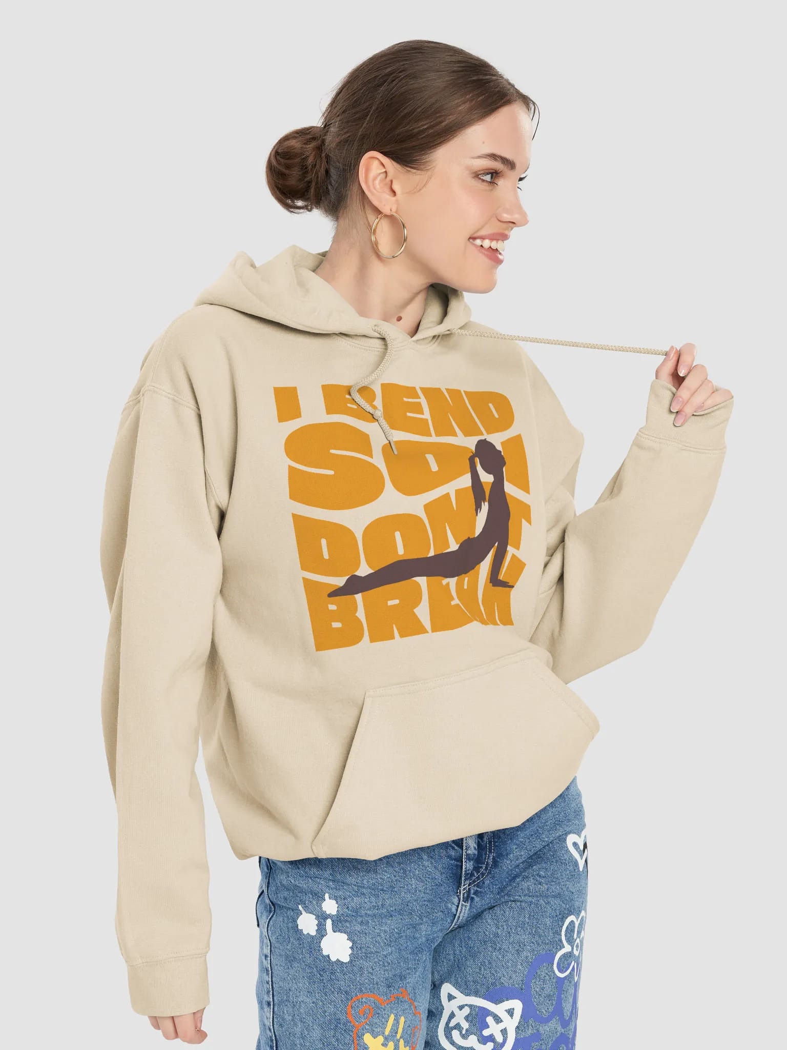 Ultimate Comfort Hoodie - I Bend So I Don't Break - Yoga Edition image