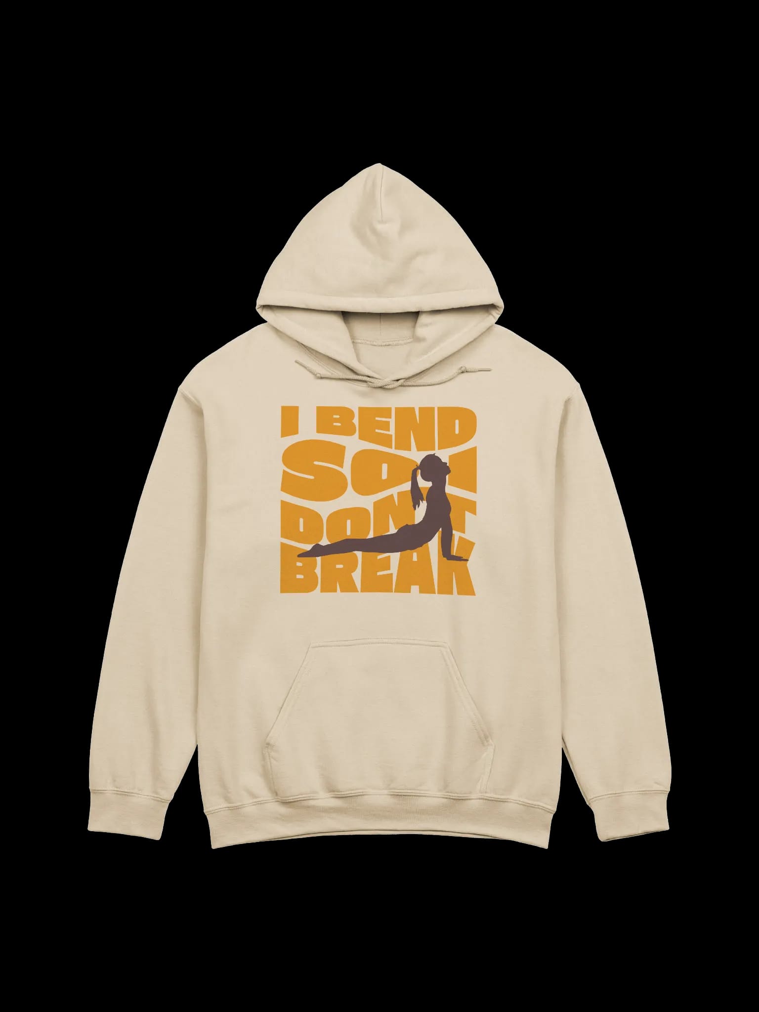 Ultimate Comfort Hoodie - I Bend So I Don't Break - Yoga Edition image