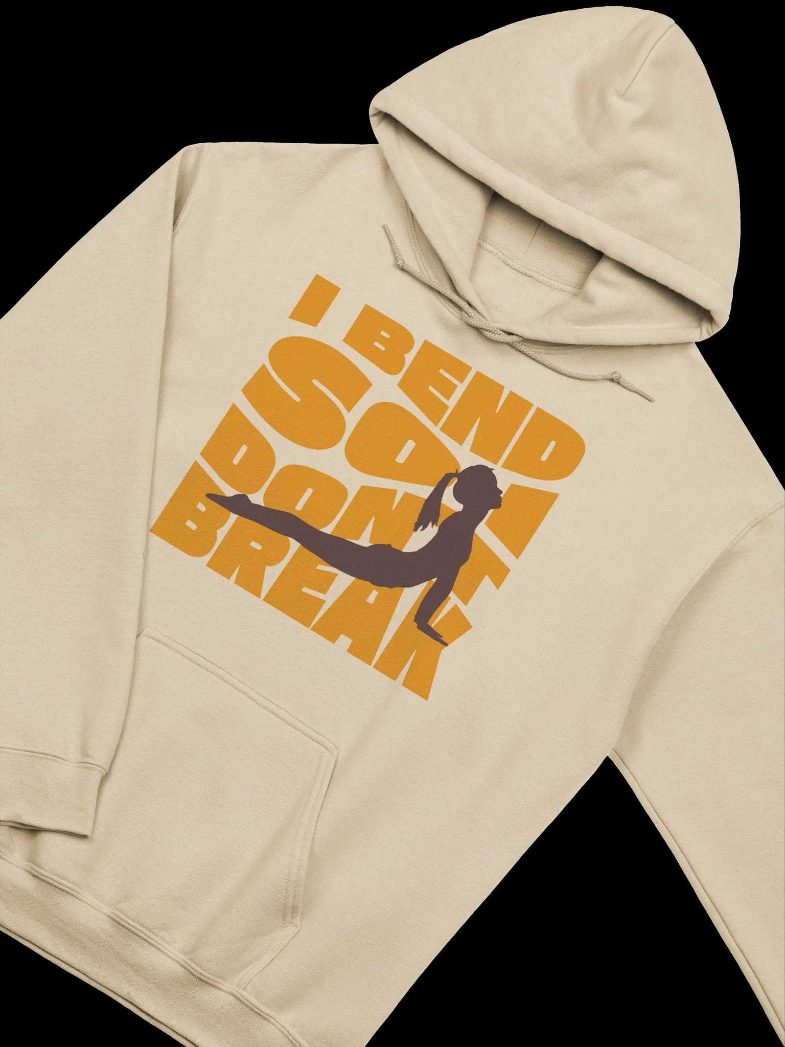 Ultimate Comfort Hoodie - I Bend So I Don't Break - Yoga Edition image