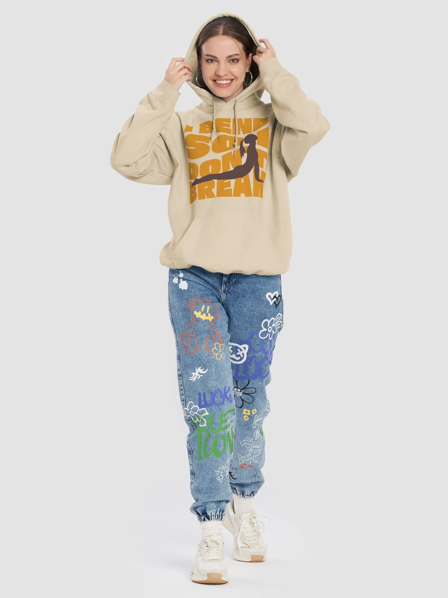 Ultimate Comfort Hoodie - I Bend So I Don't Break - Yoga Edition image