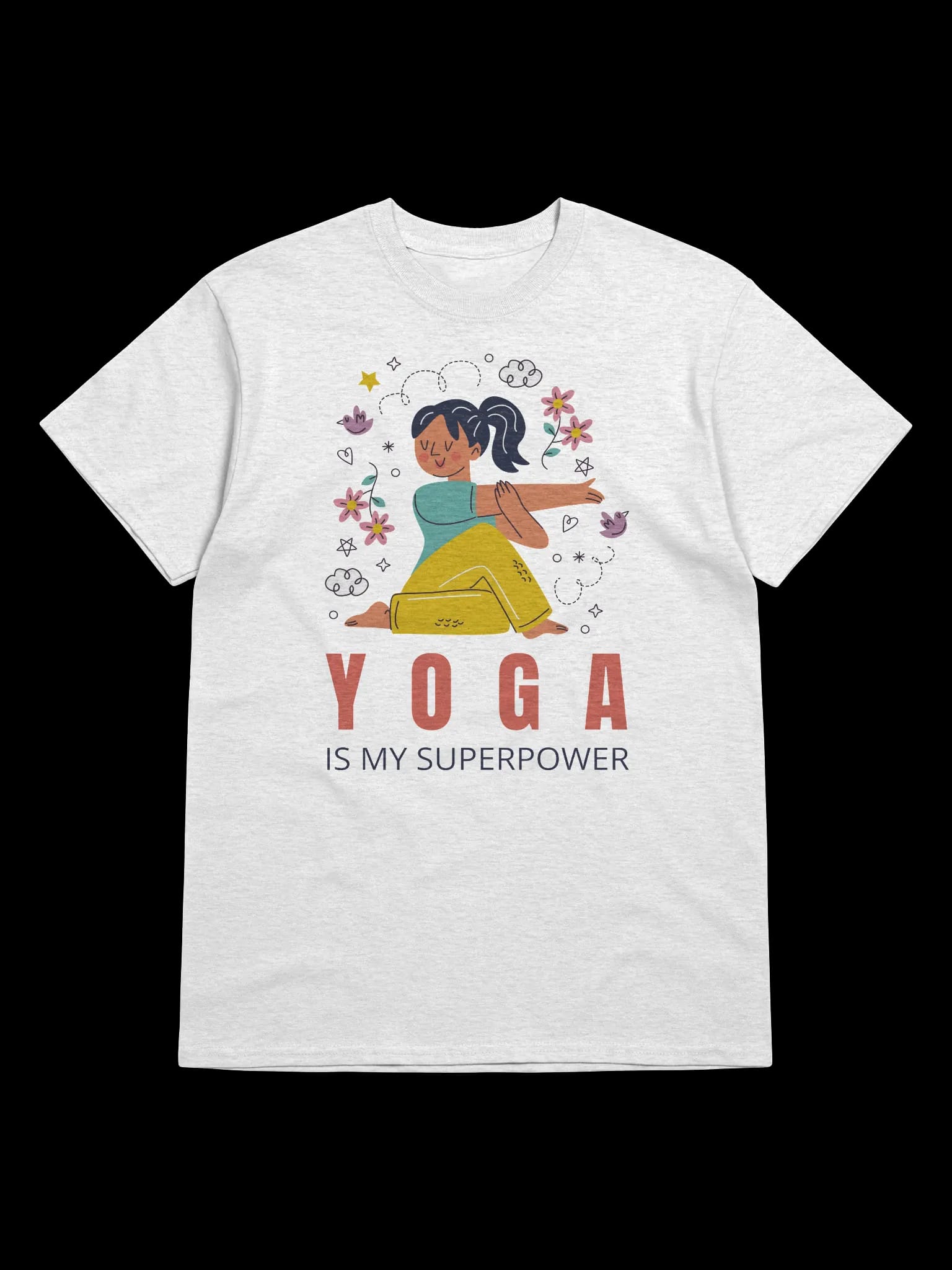 Yoga is My Superpower Graphic Tee image