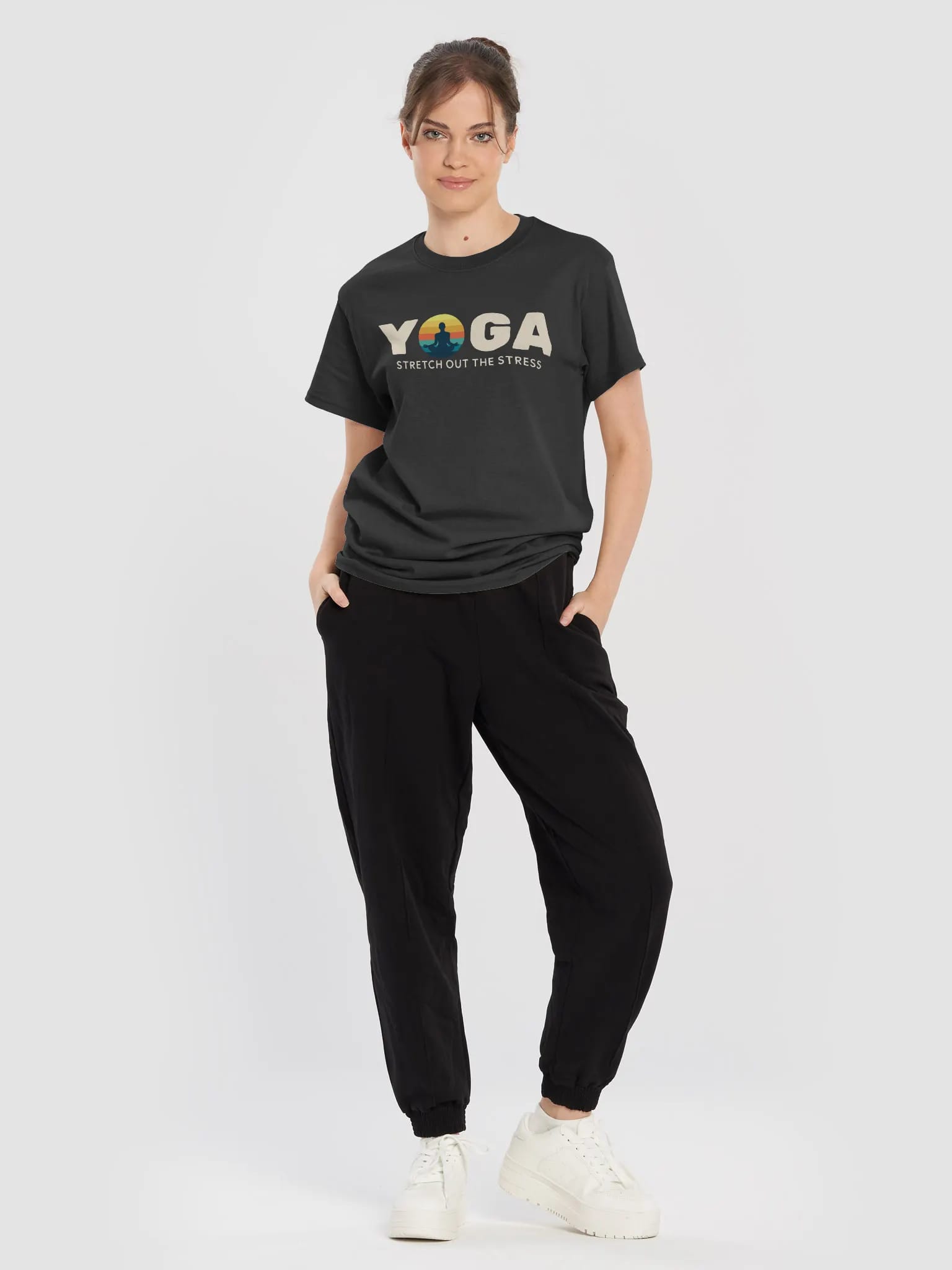 Yoga - Stretch Out the Stress Tee image
