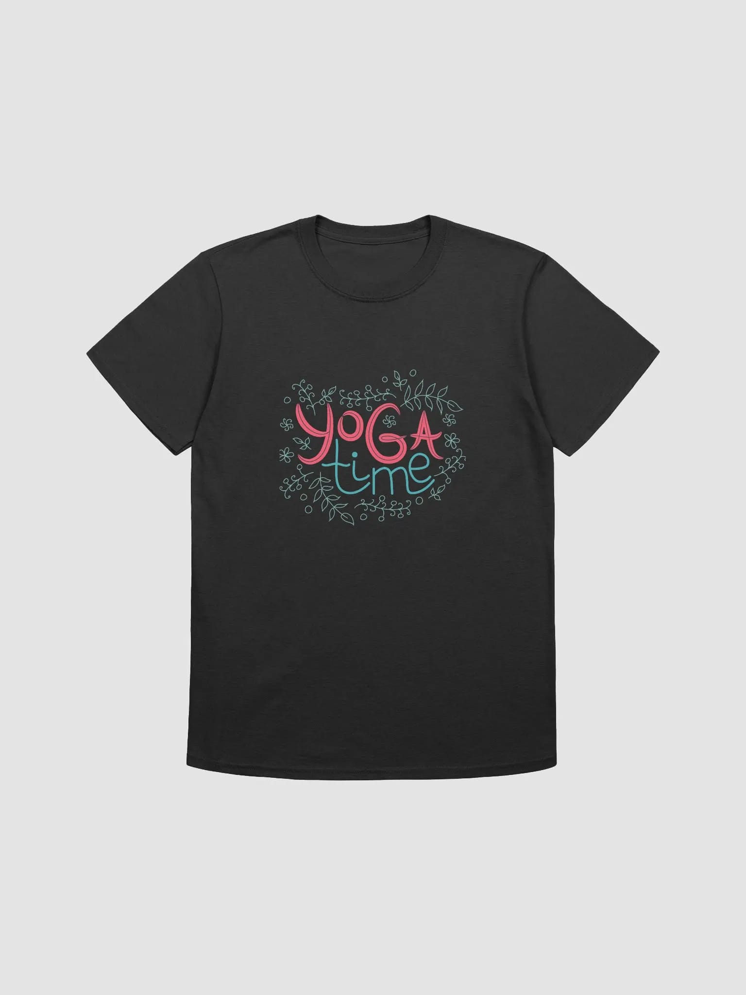 Yoga Time Graphic Tee - Floral Design image